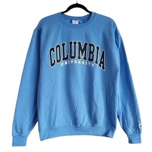 Blue Columbia University Crewneck Sweatshirt